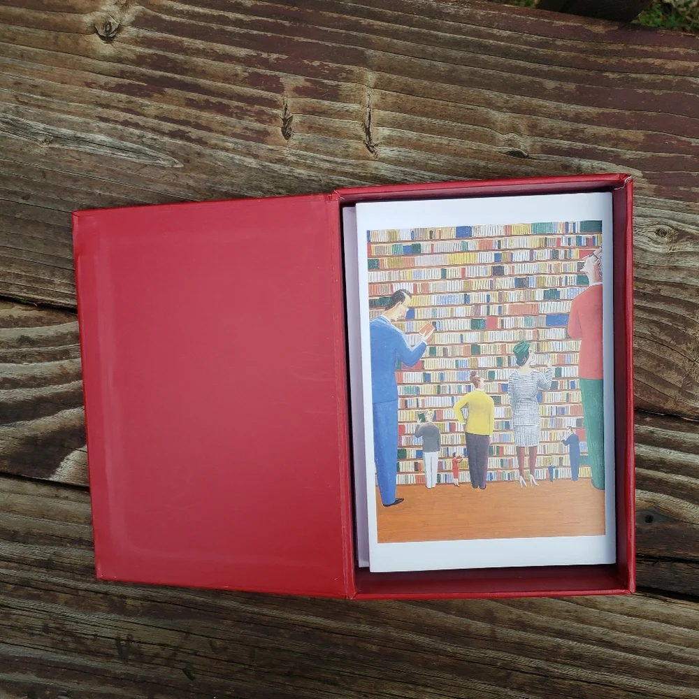 BENOIT A Novel Idea- (5) Different Paper Cards and Envelops Set